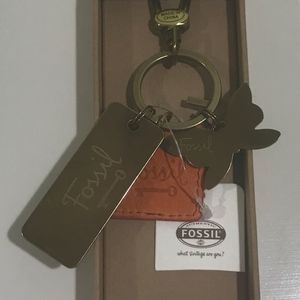 Fossil Accessories - Fossil Butterfly "Vintage at Heart" Keychain - NWT Fossil Accessories - Fossil Butterfly "Vintage at Heart" Keychain - NWT